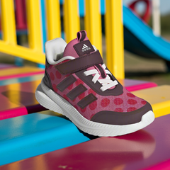 Adidas Minnie Mouse Girls Sportswear Shoes, Size 3, Aurora Red