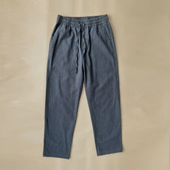 Men's Casual Pants White Baggy Straight Trousers
